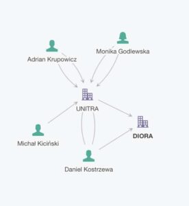 Struktura nowej spółki Diora
